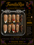 FamiliaRus Nude Cherry Gold Press-On Nail Set with 3D gold wire accents and cherry charms